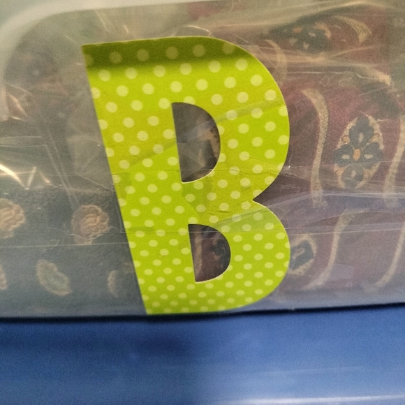 Murano Silk Necktie Tie Geometric Pattern X long Blue Green Made in USA Formal - Picture 9 of 9